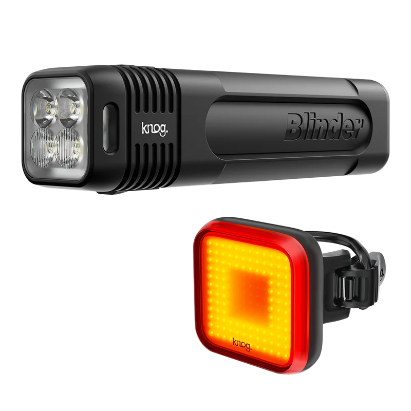 Knog Blinder Pro front and rear bike light combo