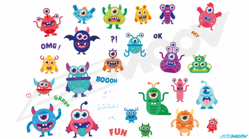 Bemoov bike stickers