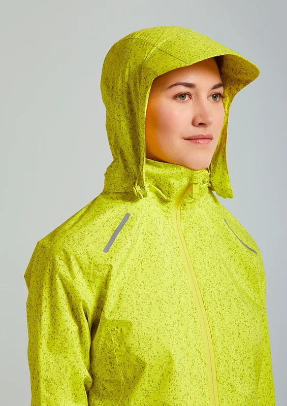 Basil Skane HiVis women's rain jacket