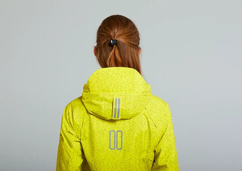 Basil Skane HiVis women's rain jacket