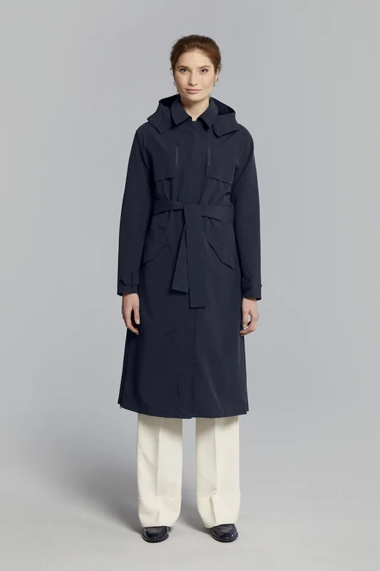Basil Mosse women's rain trench coat