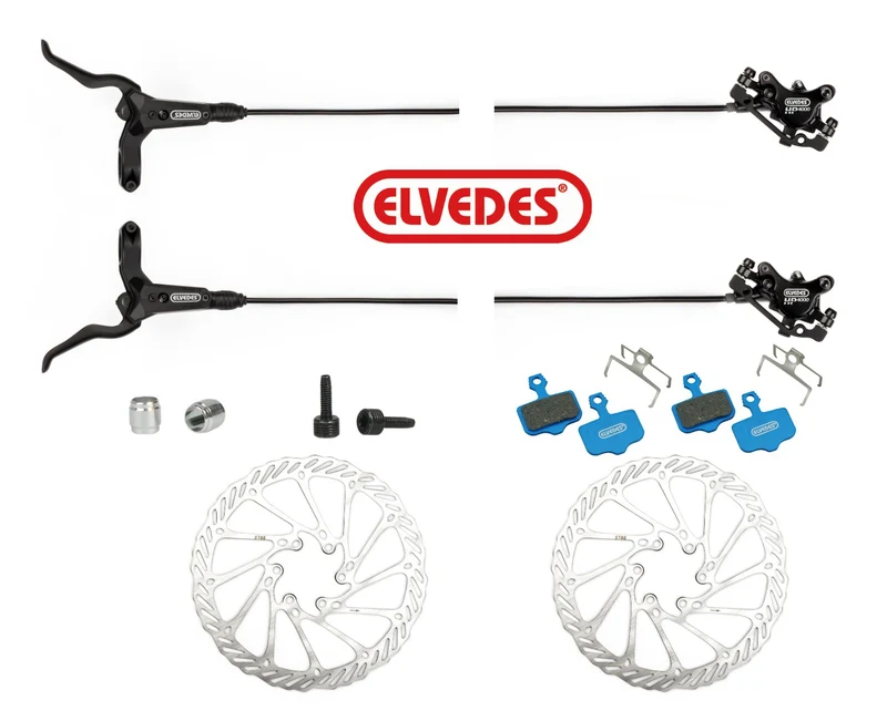 Paire de freins Elvedes HP4000 Dual piston Mineral