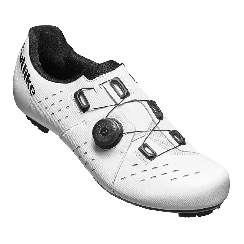 Chaussure Route Catlike Whisper R2 Blanc T41 Fixation Molette Micrometrique Moz Compatible Look-Shimano (Paire)