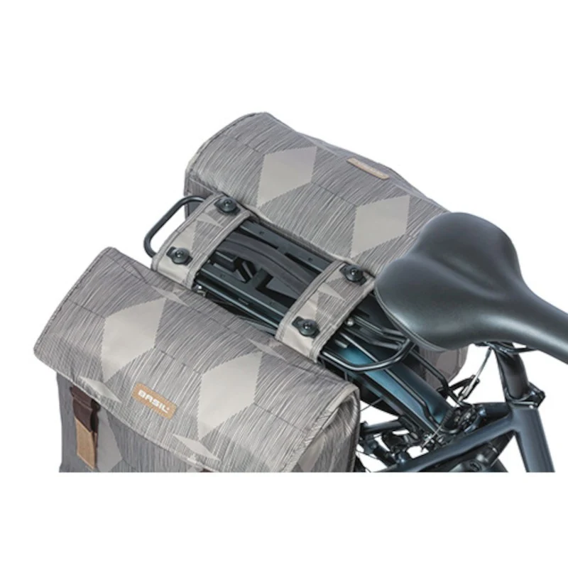 Basil Elegance double bike bag 40-49L