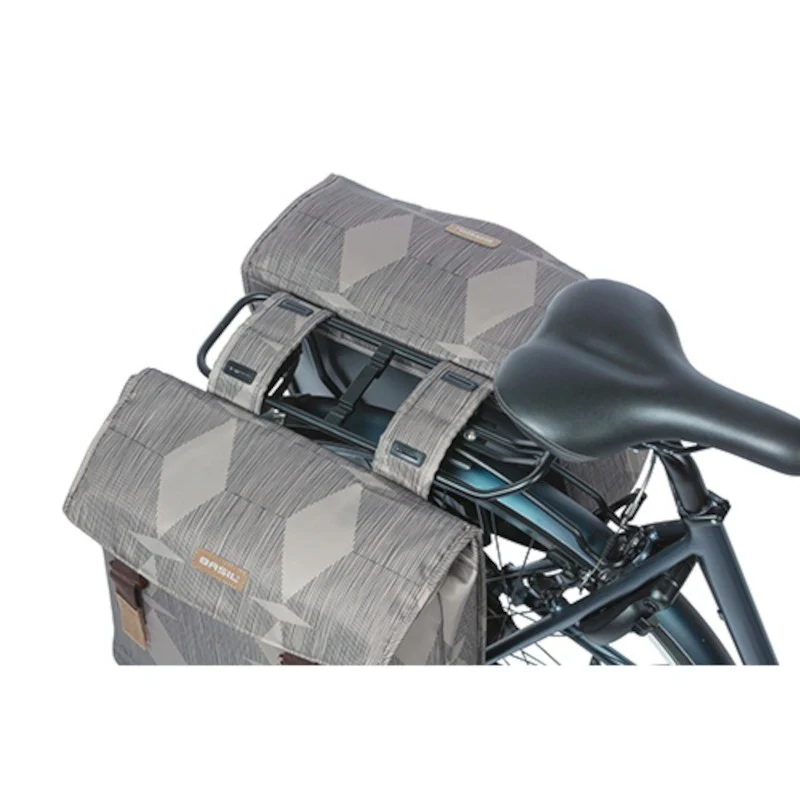 Basil Elegance double bike bag 40-49L