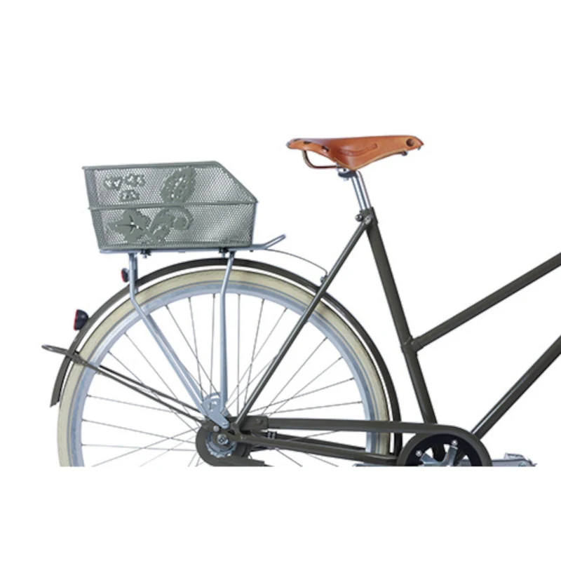 Basil Cento Flower S rear bicycle basket