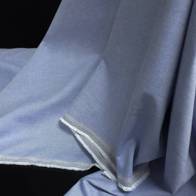 Tissu Oxford en coton pour chemises | Tissé teint