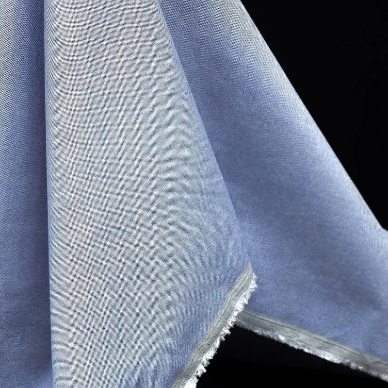 Tissu Oxford en coton pour chemises | Tissé teint