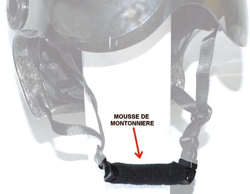 Chin pad foam for PNA helmet