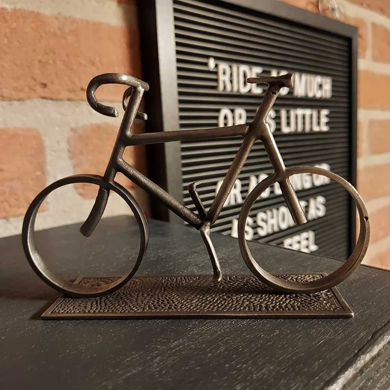 Tin miniature road bike