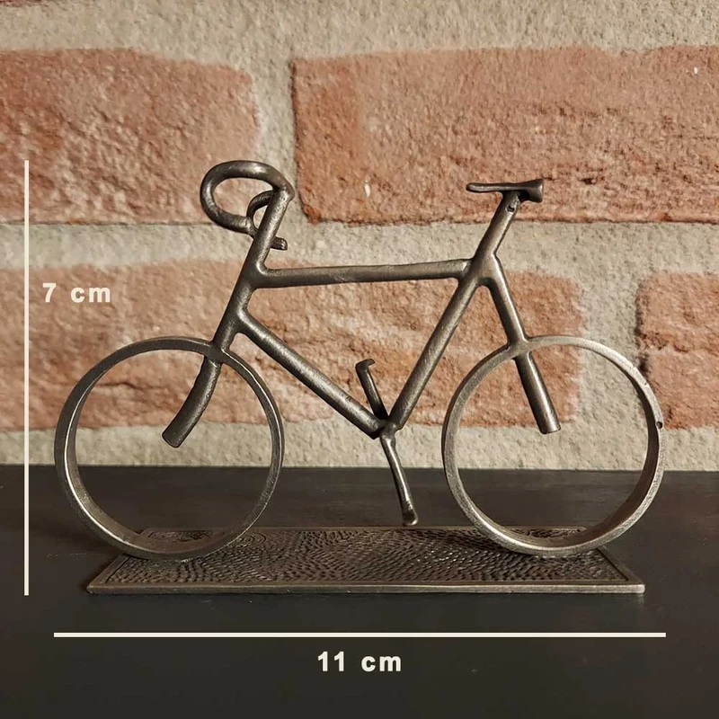 Tin miniature road bike