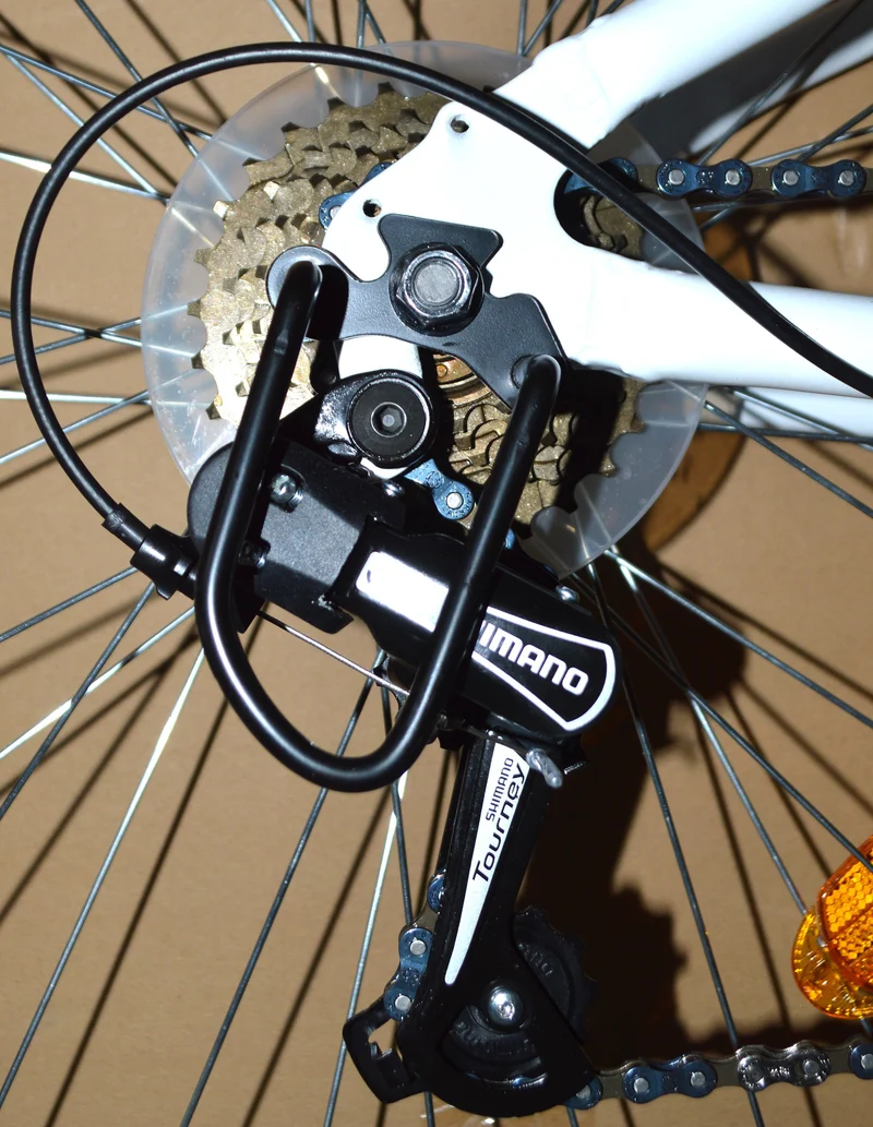 PNA derailleur guard hub attachment