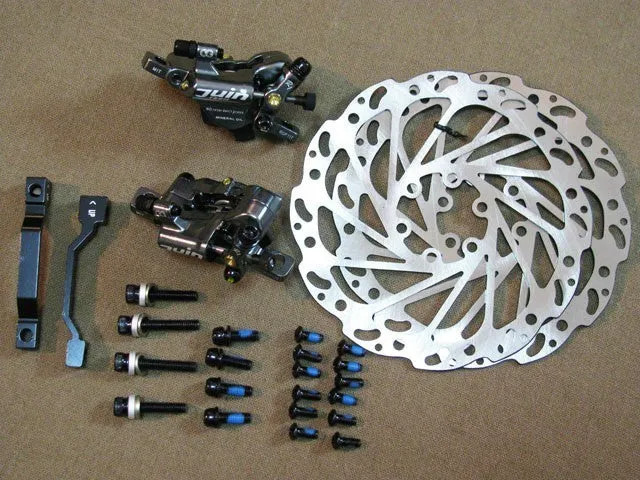 Juin tech R-1 mechanical pull hydraulic brake caliper set