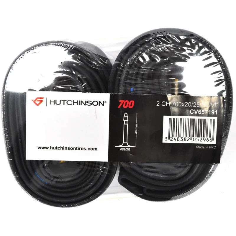 Set of two Hutchinson 700 x 20-25c inner tubes