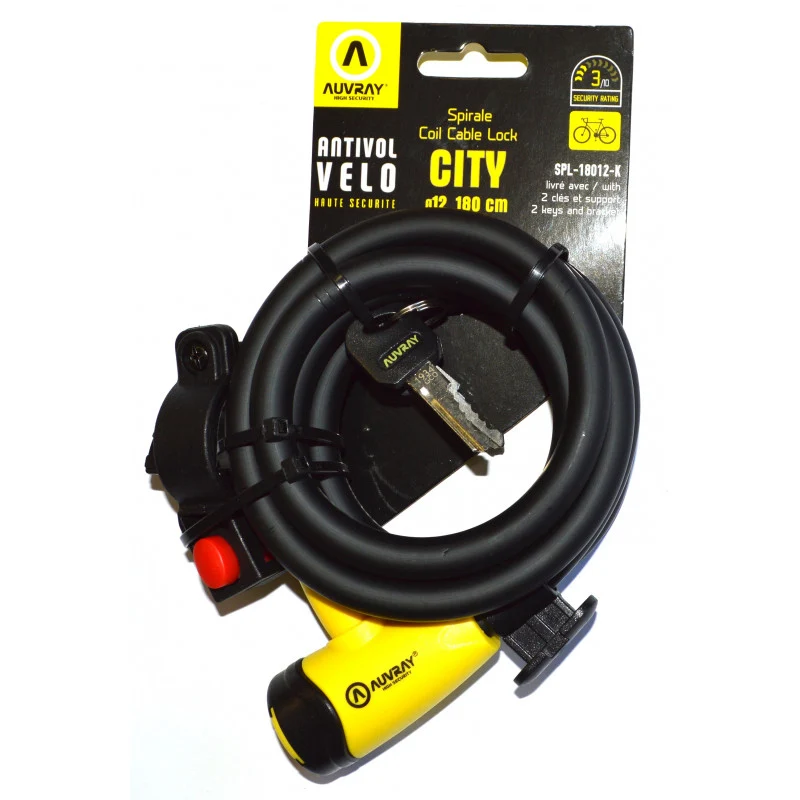 Auvray Combi D12 spiral lock 180 cm