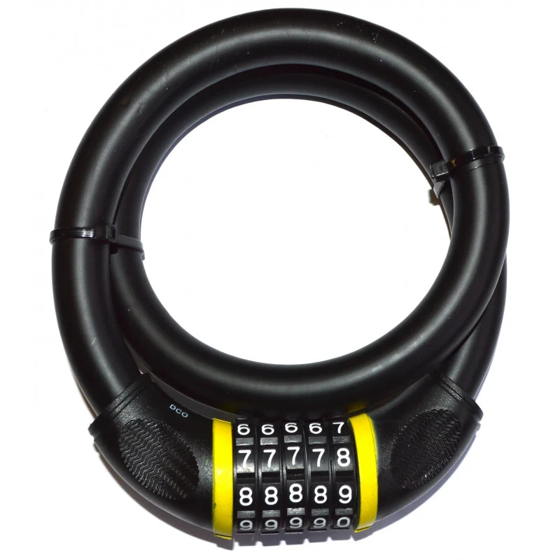 Auvray Combi spiral lock with code 80 cm