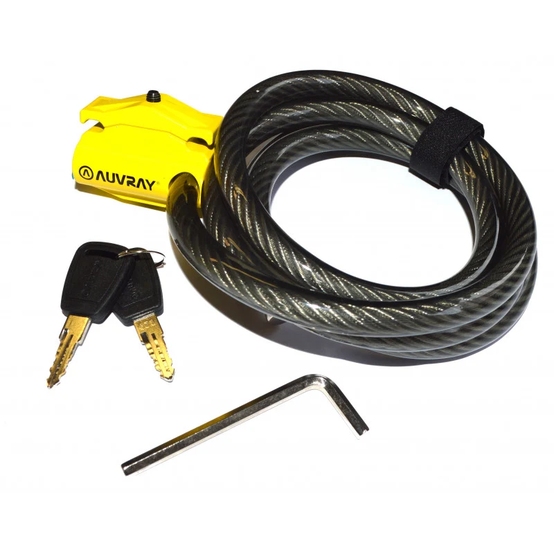 Auvray S Lock saddle lock with key