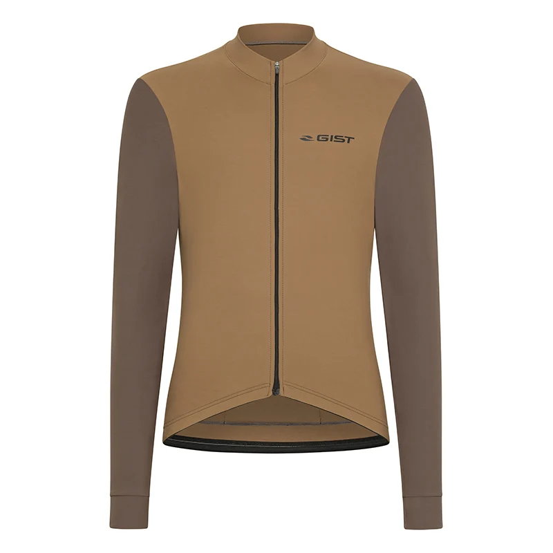 Maillot Gist Hiver Zero Terre Marron Manches Longues M
