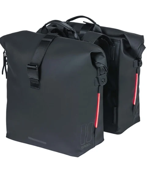 Basil SoHo LED double bike bag 41L