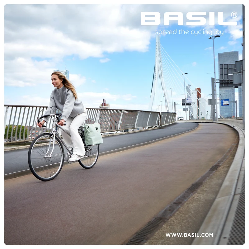 Basil SoHo LED double bike bag 41L