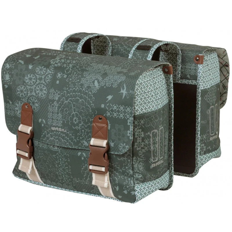 Basil Bohème double bike bag 35L