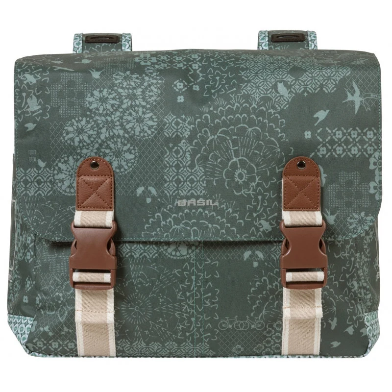 Basil Bohème double bike bag 35L