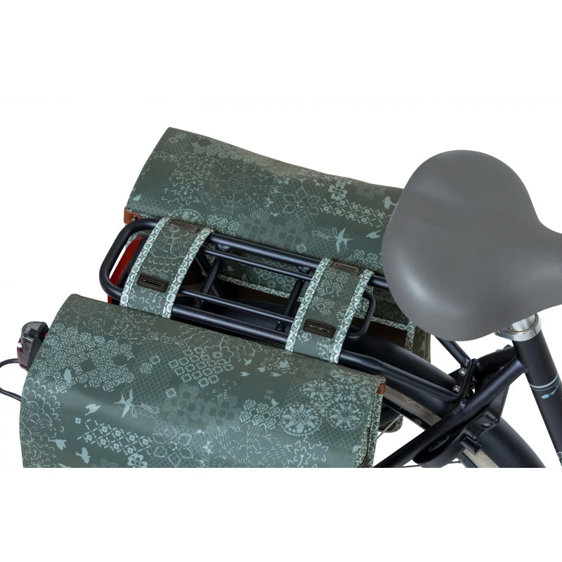 Basil Bohème double bike bag 35L