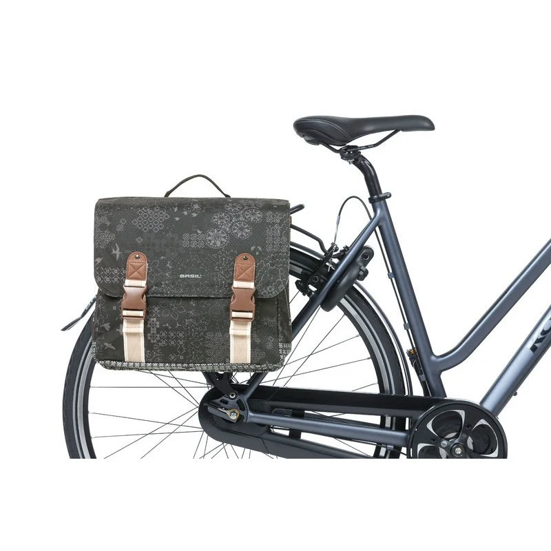 Basil Bohème double bike bag 35L