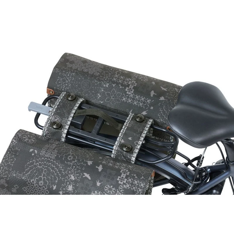 Basil Bohème double bike bag 35L