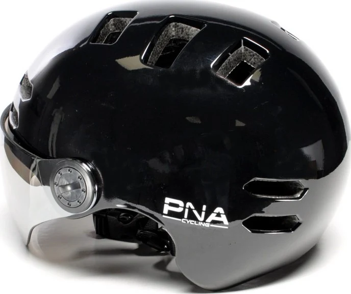 PNA urban bike helmet with integrated visor