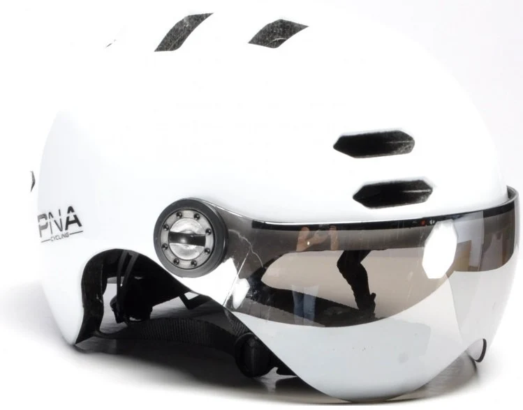 PNA urban bike helmet with integrated visor