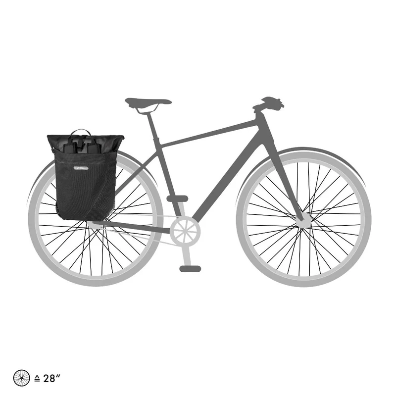 Ortlieb Vario PS High Vis QL2.1 bicycle bag / backpack