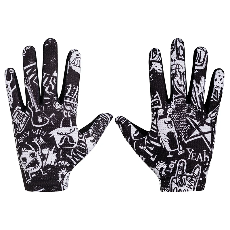 Gants Vélo VTT Long Gist Faster Deco Cool XXL (Paire Sur Carte) Sans Velcro Compatible Ecran Tactile