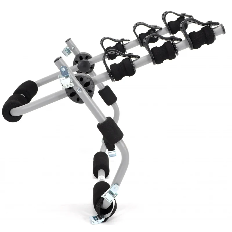 Bike rack on tailgate with straps Mottez Ariane 3 bikes