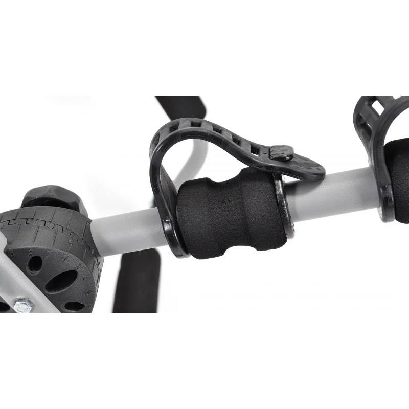 Bike rack on tailgate with straps Mottez Ariane 3 bikes