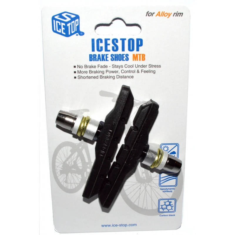 Pair of Icestop MTB screw skates 72 mm