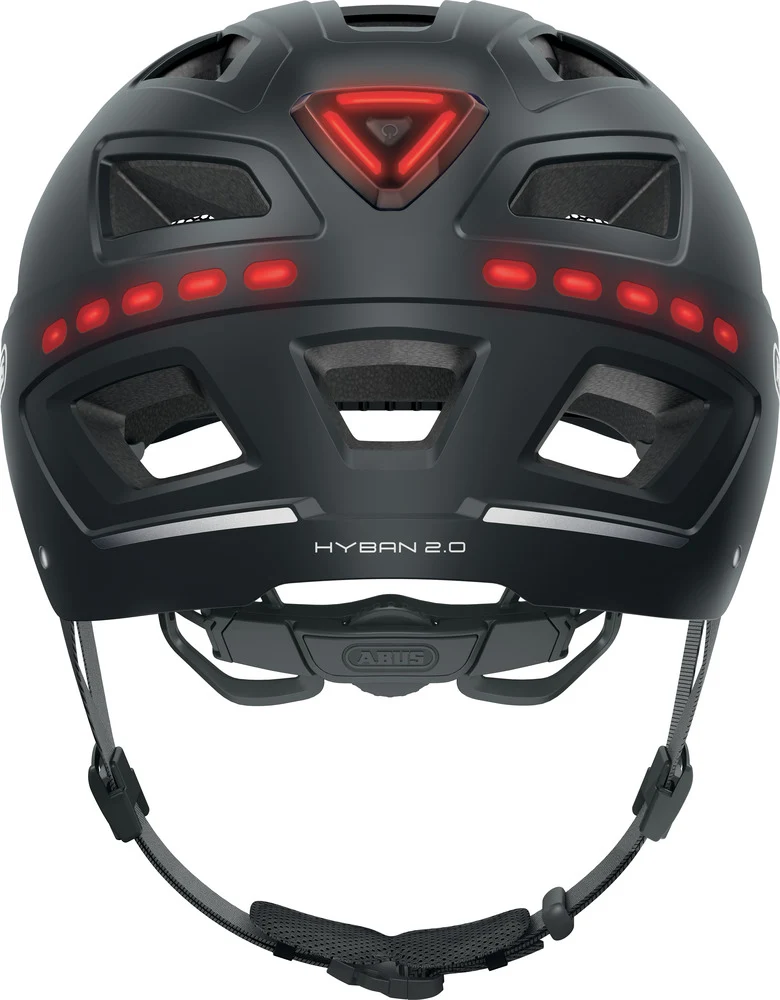 Abus Hyban 2.0 LED USB bicycle helmet