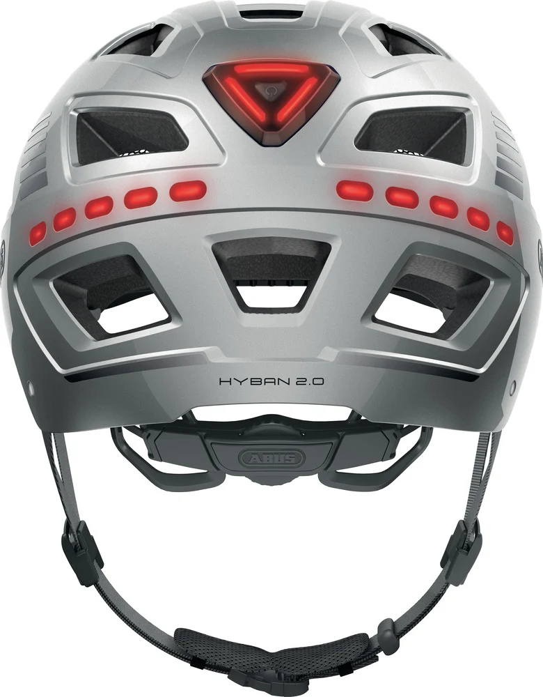 Abus Hyban 2.0 LED USB bicycle helmet