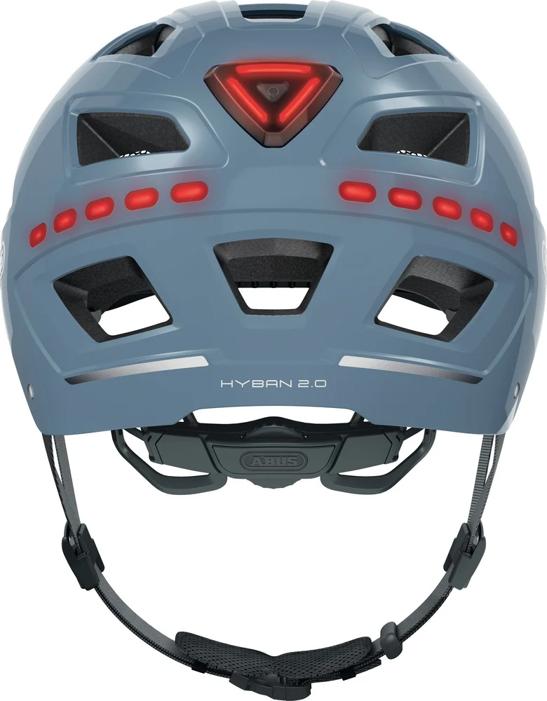Abus Hyban 2.0 LED USB bicycle helmet