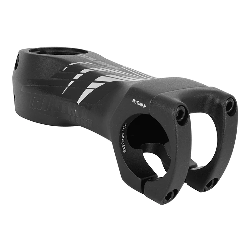 Potence Route - Gravel Controltech Cougar Alu Noir Angle -8° 31,8 L90 mm Pour Fourche 1"1-8 -Passage Câble Interne- Inclus Entretoises