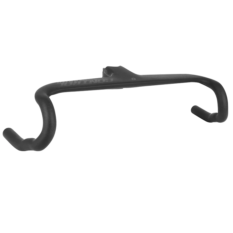 Cintre Combo Route - Gravel Controltech Sirocco Fl25 Carbone Mat L 50 Extérieur (Axe-Axe 42 cm) Avec Potence Intégrée L 100 mm Avec Passage Câble Interne Pour Pivot 1" 1-8
