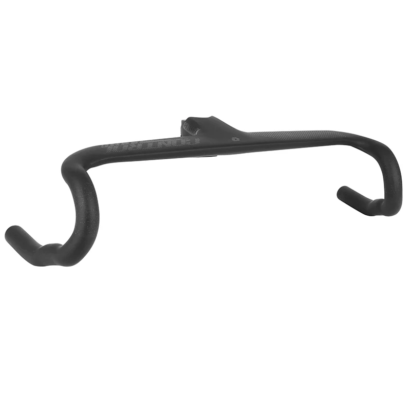 Cintre Combo Route - Gravel Controltech Sirocco Fl25 Carbone Mat L 48 Extérieur (Axe-Axe 40 cm) Avec Potence Intégrée L 90 mm Avec Passage Câble Interne Pour Pivot 1" 1-8