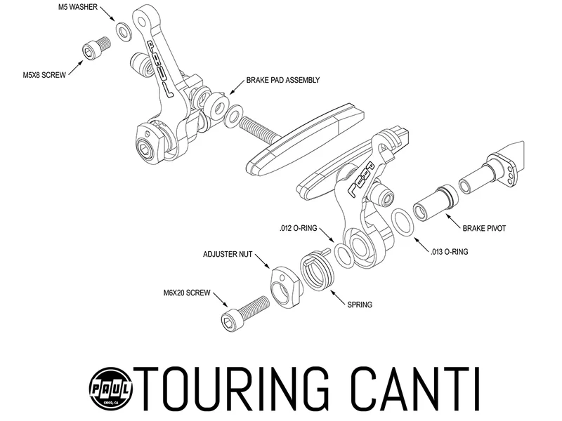 Paul Component Touring Cantilever Brake Caliper