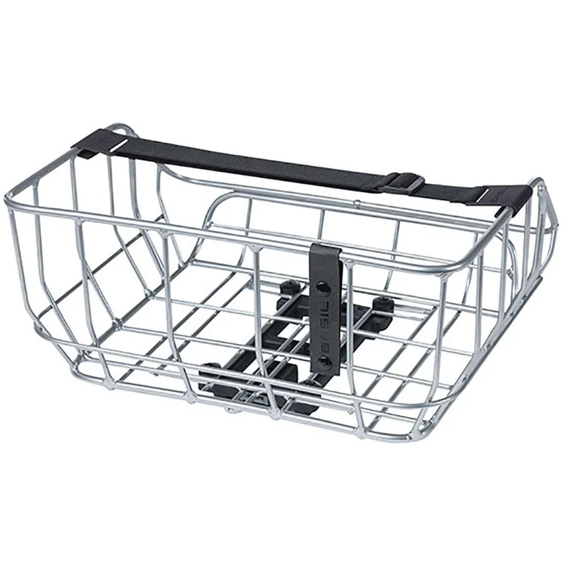 Basil Portland MIK rear basket silver