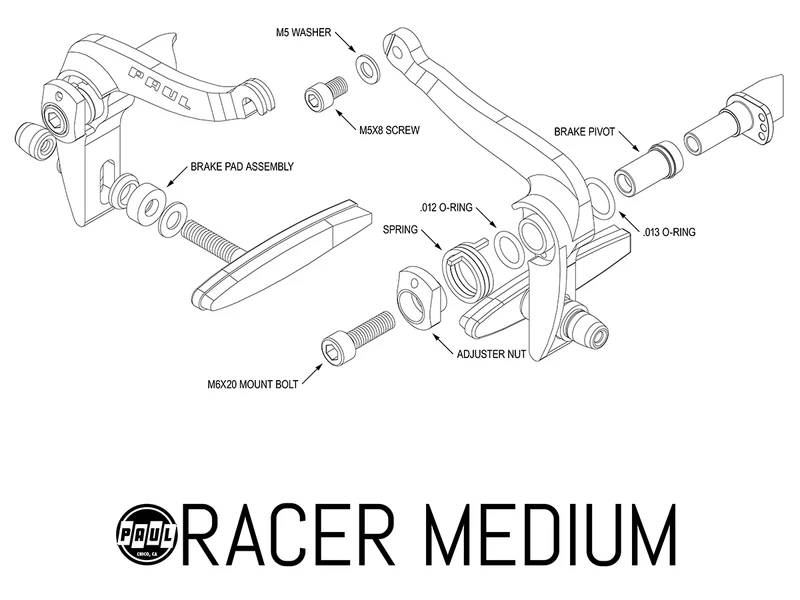 Paul Component Racer Medium Brake Caliper