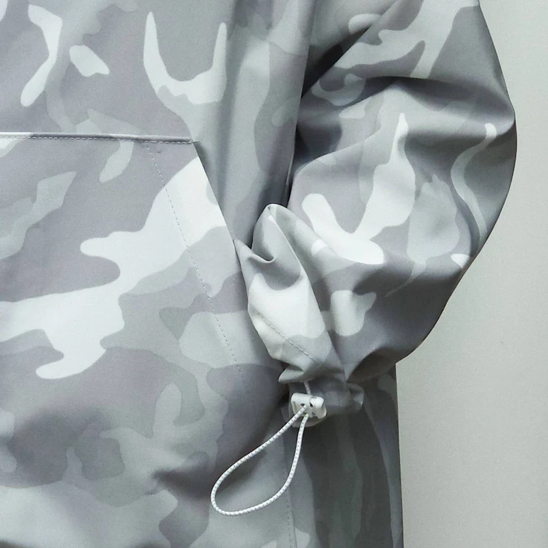 Tissu d’extérieur déperlant | Camo blanc | Deadstock Canada Goose