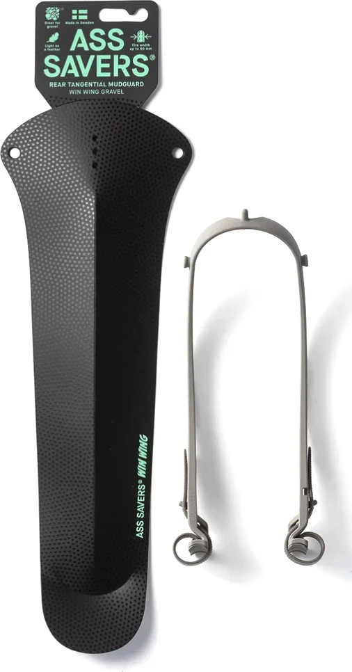 Ass Savers Win Wing Gravel Rear Fender - Black Dot