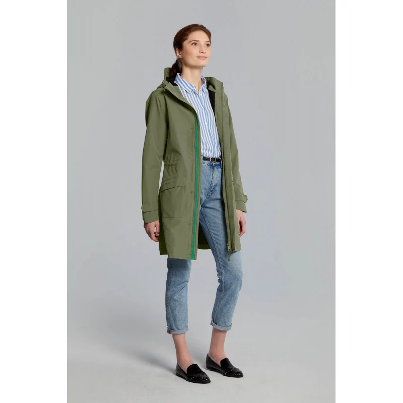 Basil Mosse women's rain parka