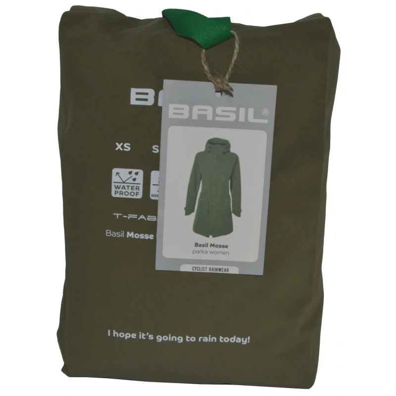 Basil Mosse women's rain parka