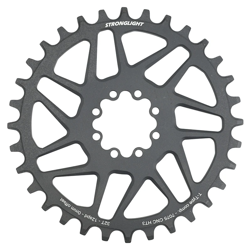 Plateau VTT Direct Mount 8 Trous Pour Sram X01-Xx1 Stronglight Mono Alu Ht3 Noir 32 dents - 12V. Narrow Wide
